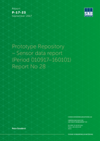 Prototype Repository - Sensor data report (Period 010917-160101) Report No 28
