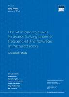 Use of infrared pictures to assess flowing channel frequencies and flowrates in fractured rocks. A feasibility study