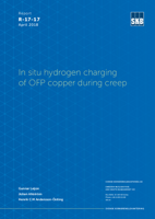 In situ hydrogen charging of OFP copper during creep