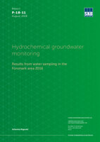 Hydrochemical groundwater monitoring. Results from water sampling in the Forsmark area 2016
