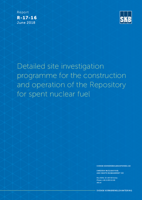 Detailed site investigation programme for the construction and operation of the Repository for spent nuclear fuel. Updated 2023-09