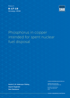 Phosphorus in copper intended for spent nuclear fuel disposal