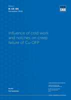 Influence of cold work and notches on creep failure of Cu-OFP