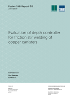 Evaluation of depth controller for friction stir welding of copper canisters