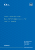 Density driven mass transfer in repositories for nuclear waste