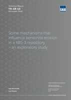 Some mechanisms that influence bentonite erosion in a KBS-3 repository - an exploratory study