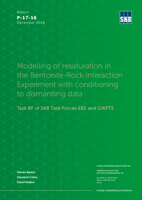 Modelling of resaturation in the Bentonite-Rock Interaction Experiment with conditioning to dismantling data. Task 8F of SKB Task Forces EBS and GWFTS