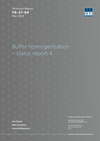 Buffer homogenisation - status report 4