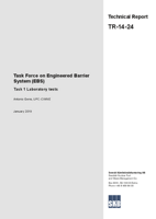 Task Force on Engineered Barrier System (EBS). Task 1 Laboratory tests