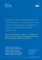 Evaluation and modelling report of Task 9A based on comparisons and analyses of predictive modelling results for the REPRO WPDE experiments. Task 9 of SKB Task Force GWFTS - Increasing the realism in solute transport modelling based on the field experiments REPRO and LTDE-SD