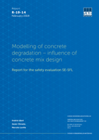 Modelling of concrete degradation - influence of concrete mix design. Report for the safety evaluation SE-SFL