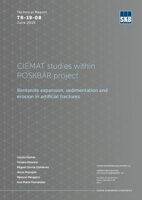 CIEMAT studies within POSKBAR Project. Bentonite expansion, sedimentation and erosion in artificial fractures