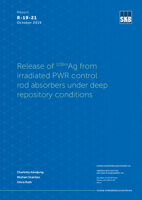 Release of 108mAg from irradiated PWR control rod absorbers under deep repository conditions