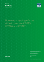 Boremap mapping of core drilled borehole KFM25, KFM26 and KFM27