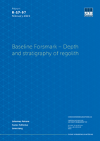 Baseline Forsmark - Depth and stratigraphy of regolith