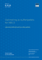 Optimering av buffertpellets för KBS-3. Laboratorieförsök på fyra olika pellets