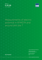 Measurements of electric potential in KFM07A and around drill site 7