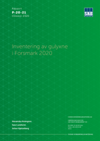 Inventering av gulyxne i Forsmark 2020. Uppdaterad 2021-04