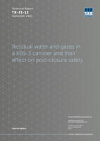 Residual water and gases in a KBS-3 canister and their effect on post-closure safety