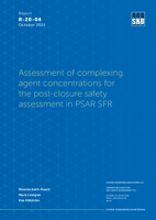 Assessment of complexing agent concentrations for the post-closure safety assessment in PSAR SFR