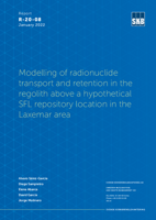 Modelling of radionuclide transport and retention in the regolith above a hypothetical SFL repository location in the Laxemar area