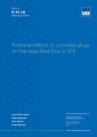 Potential effects of concrete plugs on the near-field flow in SFR