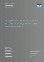 Analysis of corrosion products on filter housings in the Lasgit field experiment