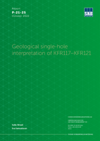 Geological single-hole interpretation of KFR117-KFR121