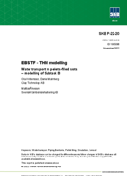 EBS TF - THM modelling. Water transport in pellets-filled slots - modelling of Subtask B