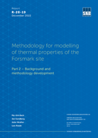 Methodology for modelling of thermal properties of the Forsmark site. Part 2 - Background and methodology development