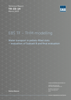 EBS TF - THM modelling. Water transport in pellets-filled slots - evaluation of Subtask B and final evaluation