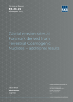 Glacial erosion rates at Forsmark derived from Terrestrial Cosmogenic Nuclides - additional results