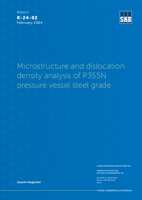 Microstructure and dislocation density analysis of P355N pressure vessel steel grade