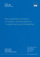 Recrystallisation kinetics of copper with phosphorus - experiments and modelling