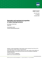 Geometry and mechanical properties of water bearing fractures