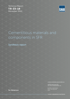 Cementitious materials and components in SFR. Synthesis report