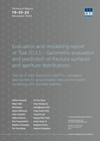 Evaluation and modelling report of Task 10.2.1 - Geometric evaluation and prediction of fracture surfaces and aperture distributions. Task 10 of SKB Task Force GWFTS - Validation approaches for groundwater flow and transport modelling with discrete features