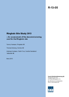Ringhals Site Study 2013 - An assessment of the decommissioning cost for the Ringhals site. Updated 2021-01