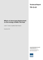 Effects of shore-level displacement on the ecology of Baltic Sea bays
