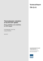 Thermodynamic evaluation of Cu-H-O-S-P system. Phase stabilities and solubilities for OFP-copper