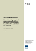 Äspö Hard Rock Laboratory. Interpretation of geophysical borehole measurements and petrophysical measurements from KA2051A01, KA3007A01 and KJ0050F01