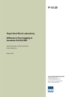 Äspö Hard Rock Laboratory. Difference flow logging in borehole KA2051A01