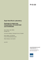 Äspö Hard Rock Laboratory. Geological single-hole interpretation of KA3011A01 and KA3065A01. Updated 2014-02