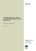 Prototype Repository - Sensor data report (Period 010917--130101) Report No 25