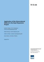 Application of the Observational Method in the Äspö Expansion Project