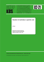 Sorption of actinides in granitic rock
