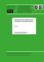 Actinide solution equilibria and solubilities in geologic systems