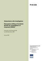 Oskarshamn site investigation. Percussion drilling of borehole HLX20 for investigation of lineament EW002